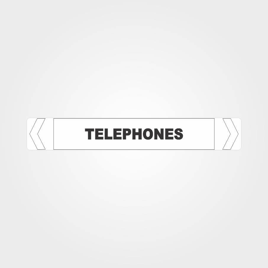 Custom Signs Personalized,Telephones Pipe Marker