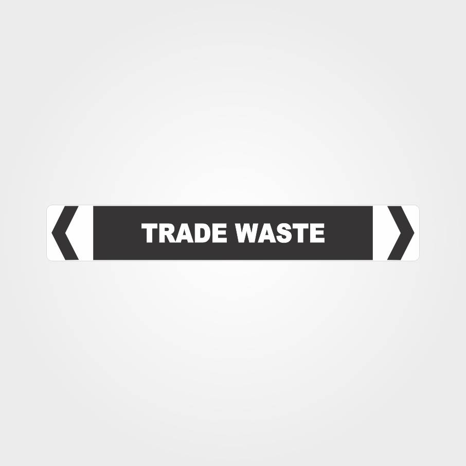 Custom Sign,Trade Waste Pipe Marker