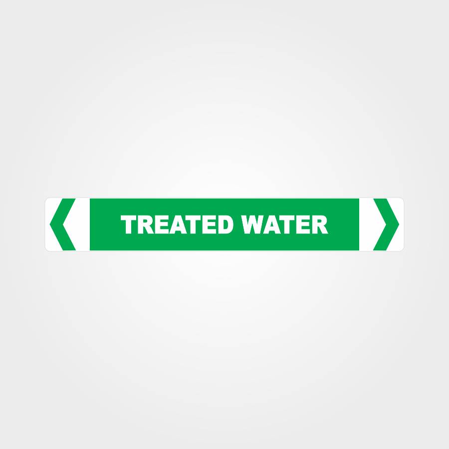Custom Gate Signs,Treated Water Pipe Marker