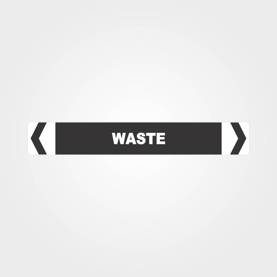 Custom Signs Outdoor Metal,Waste Pipe Marker