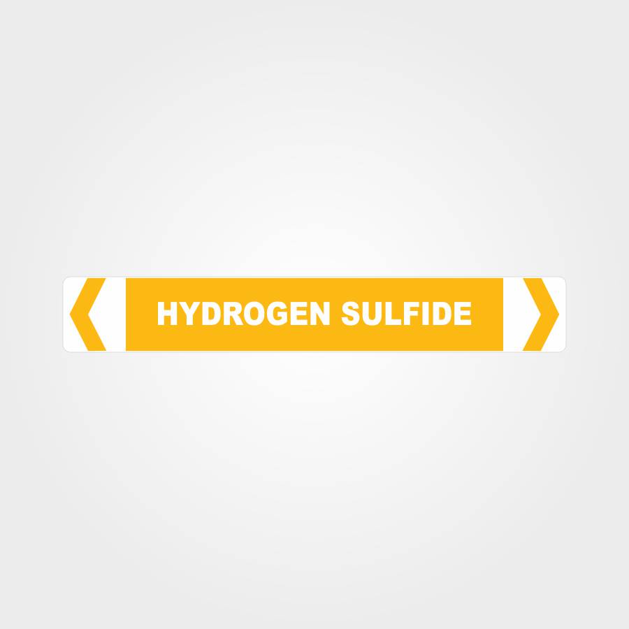 Custom Gate Signs,Hydrogen Sulfide Pipe Marker