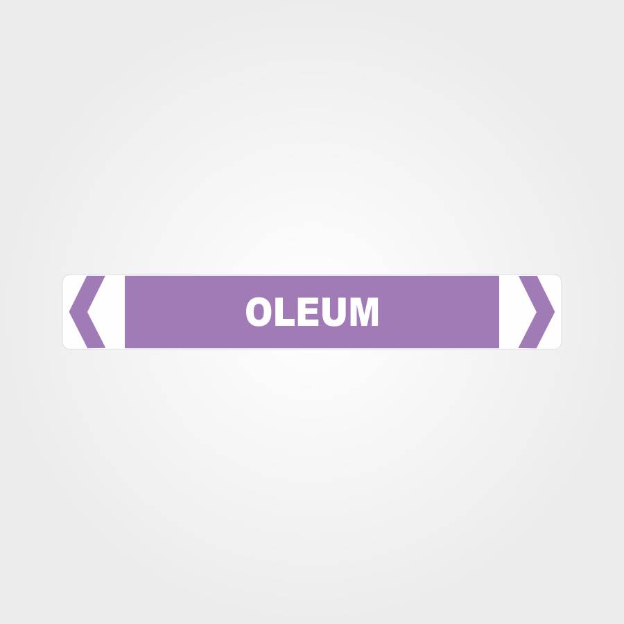 Custom Signs Personalized,Oleum Pipe Marker