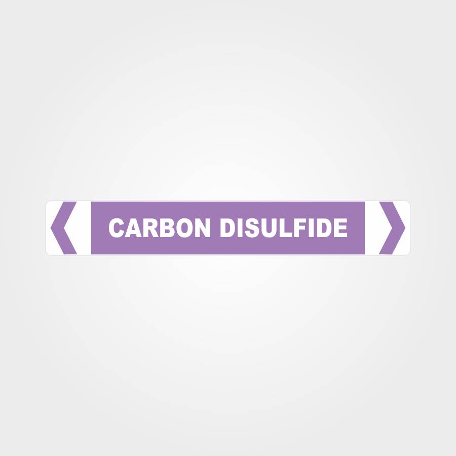 Custom Metal Sign,Carbon Disulfide Acid Pipe Marker