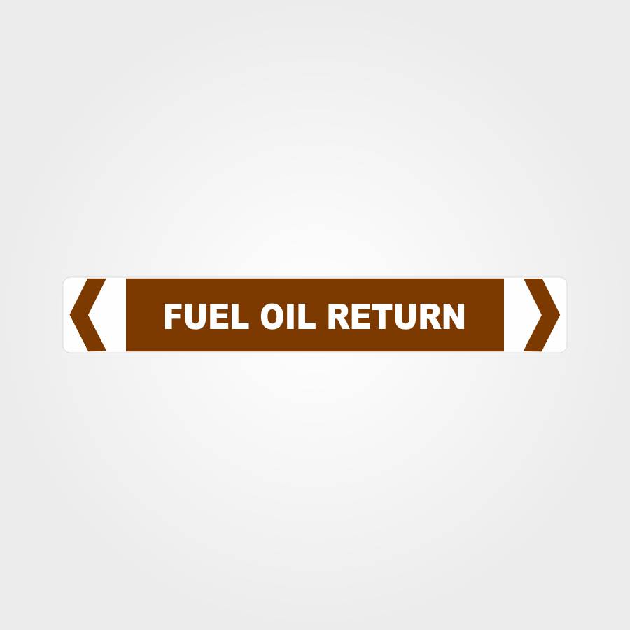 Custom Signs Personalized,Fuel Oil Return Pipe Marker