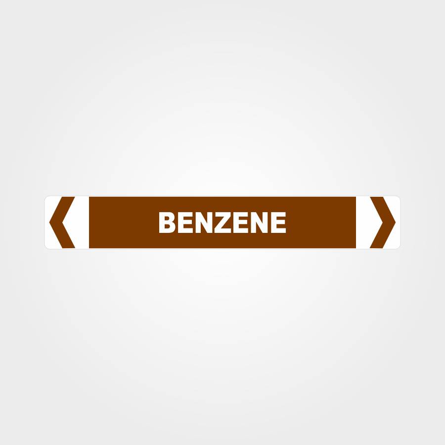 Custom Signs For Business,Benzene Pipe Marker