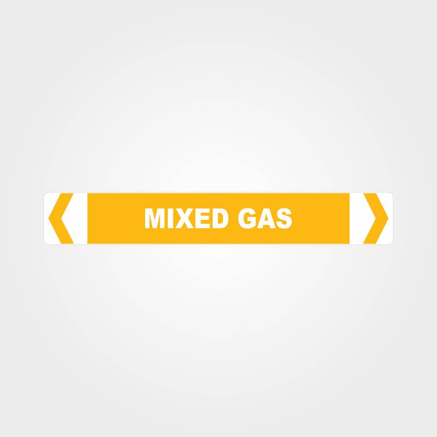 Custom Signs Outdoor Metal,Mixed Gas Pipe Marker