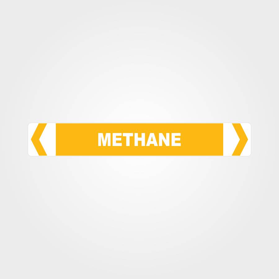 Custom Gate Signs,Methane Pipe Marker