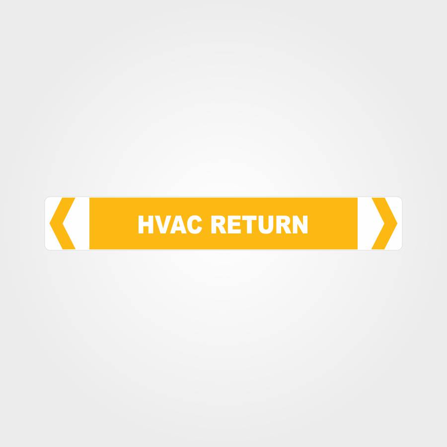 Customized Safety Signs,Hvac Return Pipe Marker