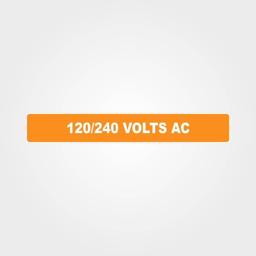 Custom Design Sign,120/240 Volts Ac Pipe Marker