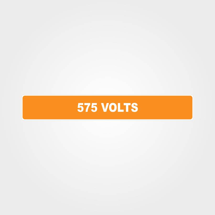 Custom Signs For Business,575 Volts Pipe Marker