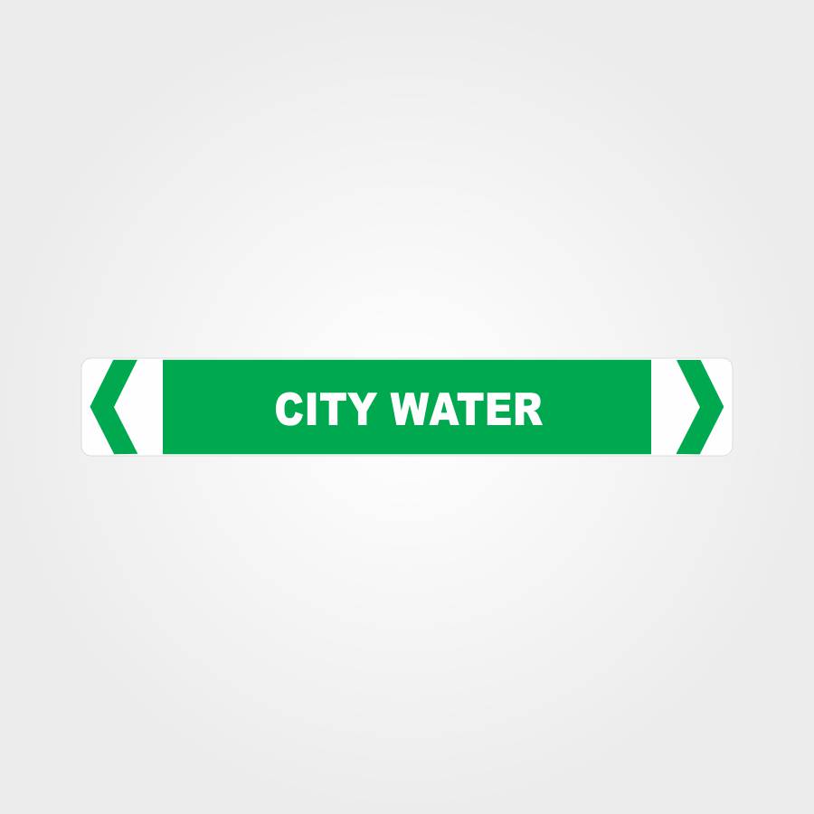 Customized Safety Signs,City Water Pipe Marker
