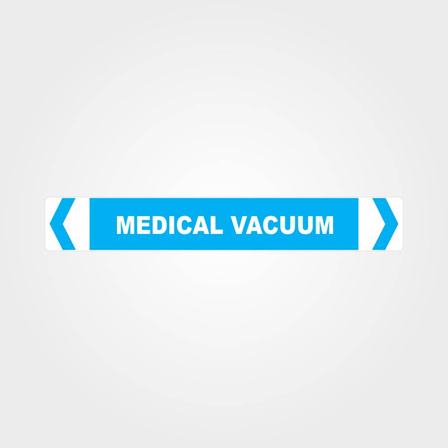 Custom Gate Signs,Medical Vacuum Pipe Marker