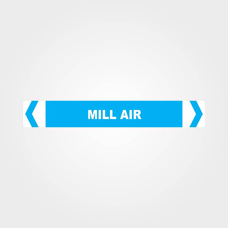 Custom Signs Personalized,Mill Air Pipe Marker