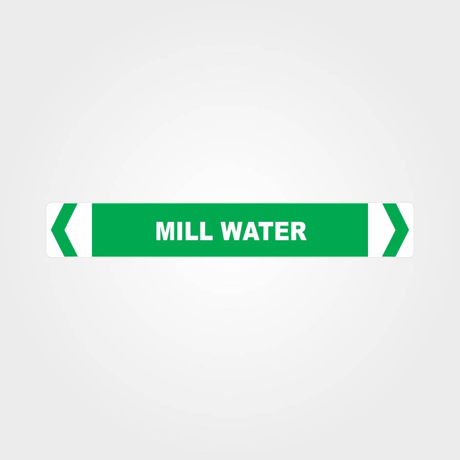 Custom Signs For Business,Mill Water Pipe Marker