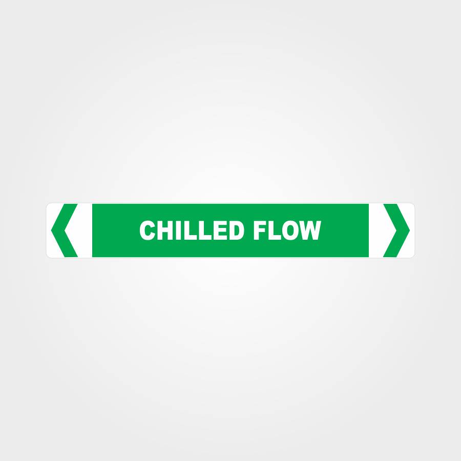 Custom Gate Signs,Chilled Flow Pipe Marker