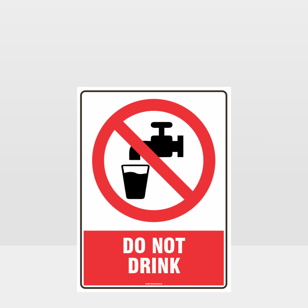 Customized Safety Signs,Prohibition Do Not Drink Sign