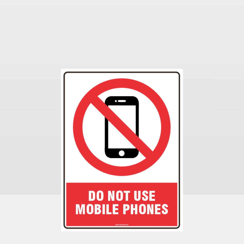 Custom Metal Sign,Prohibition Do Not Use Mobile Phones Sign
