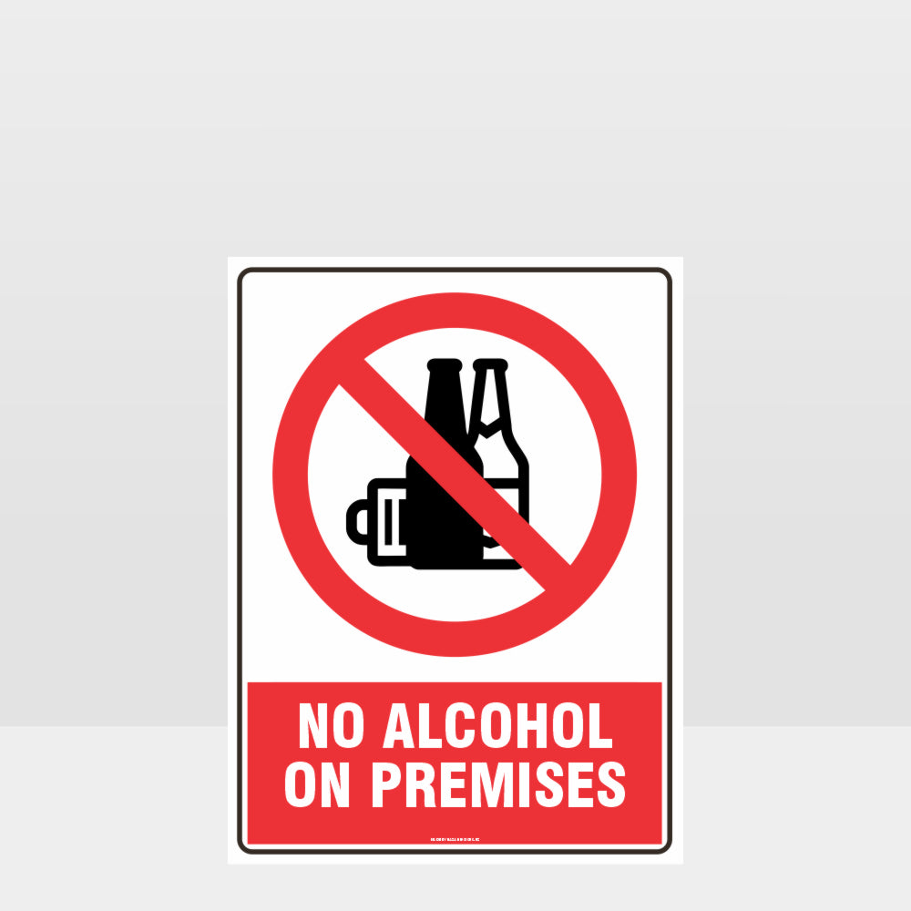 Custom Signs Personalized,Prohibition No Alcohol On Premises Sign