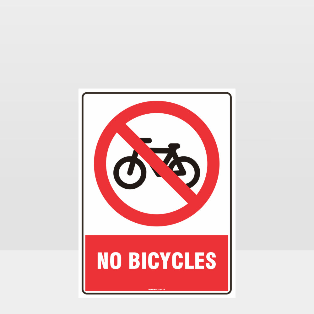 Custom Signs Outdoor Metal,Prohibition No Bicycles Sign