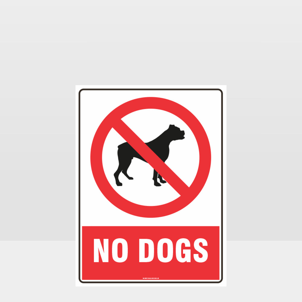 Customized Safety Signs,Prohibition No Dogs Sign