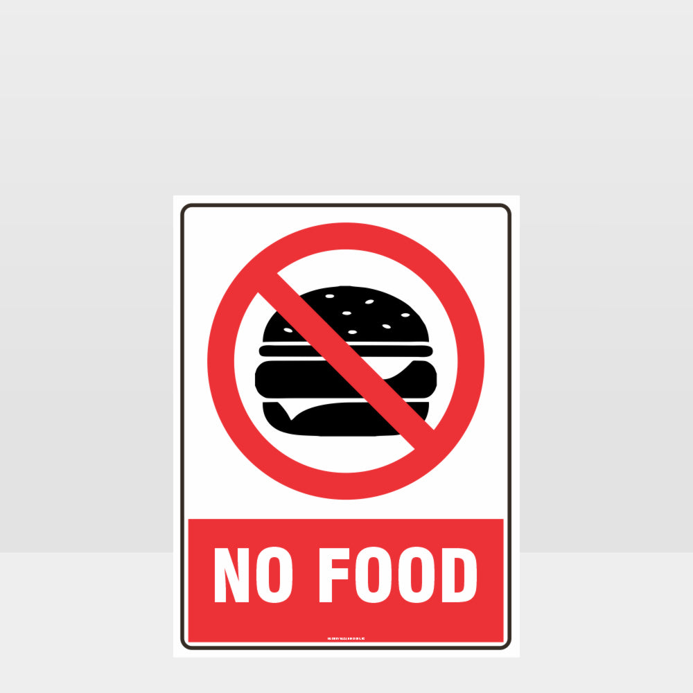 Customized Safety Signs,Prohibition No Food Sign