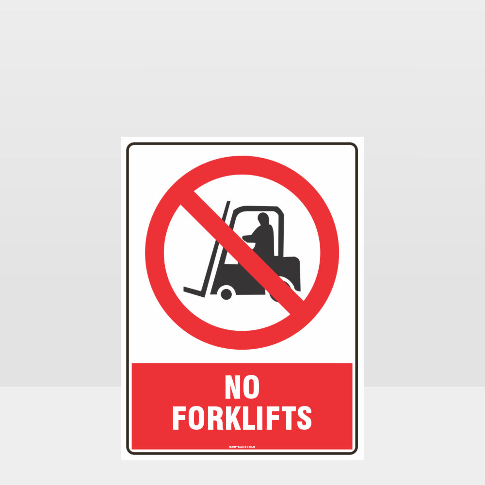 Custom Signs Personalized,Prohibition No Forklifts Sign