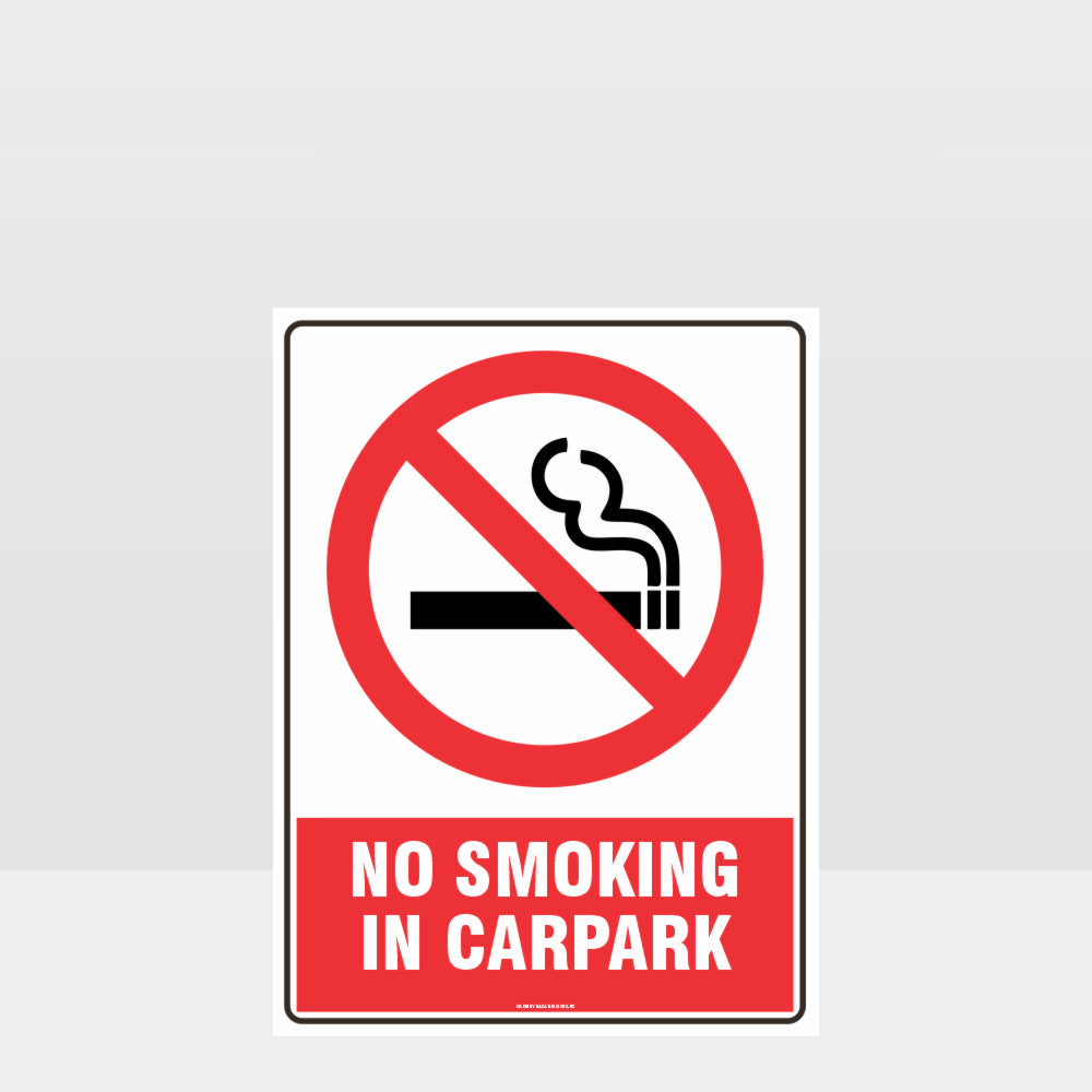 Custom Signs For Business,Prohibition No Smoking In Carpark Sign
