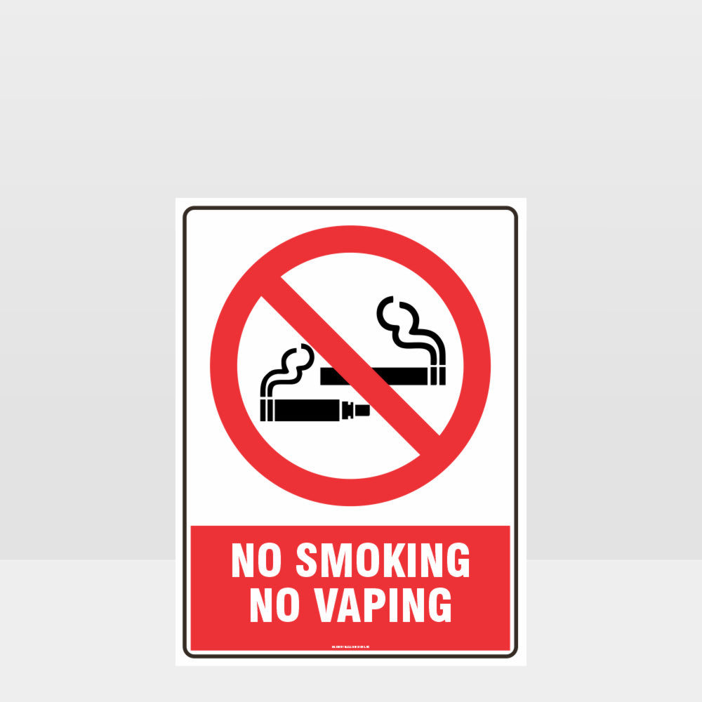 Custom Metal Sign,Prohibition No Smoking No Vaping Sign