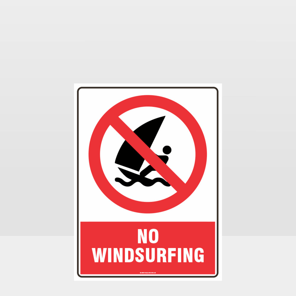 Custom Yard Signs,Prohibition No Windsurfing Sign