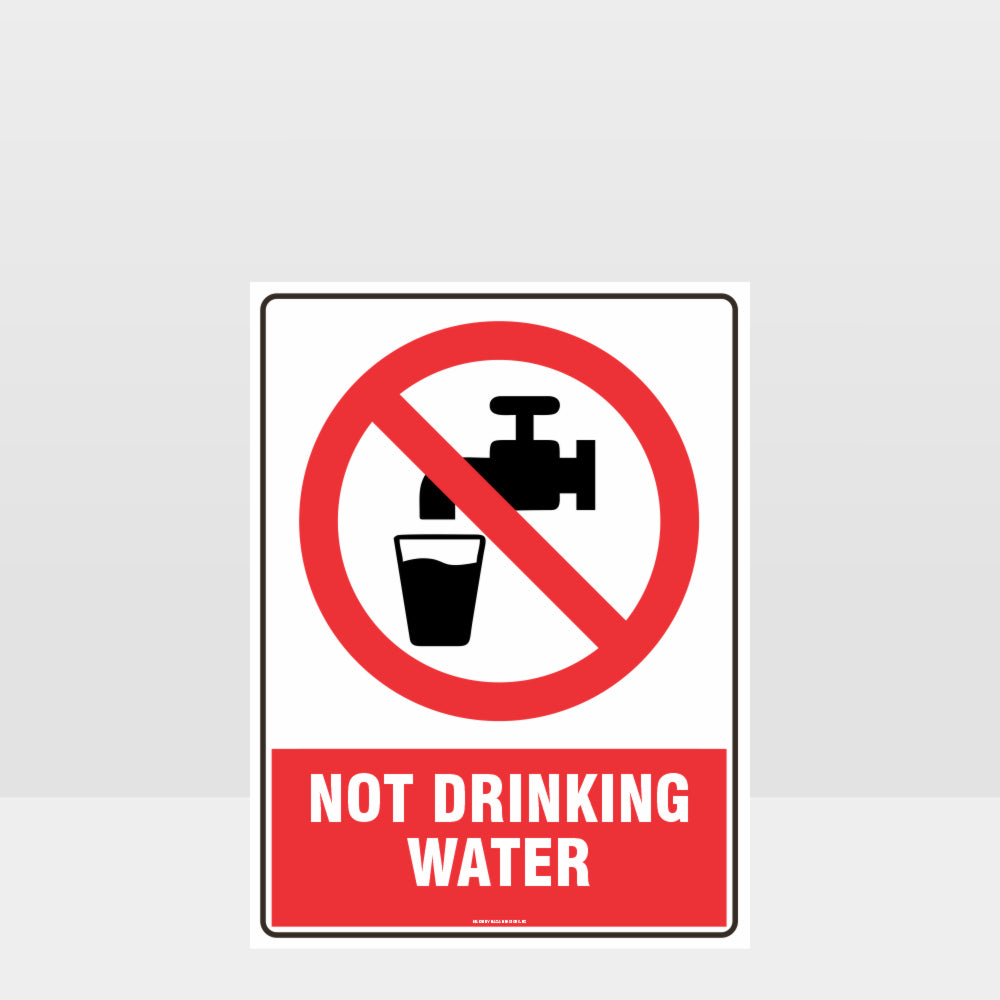 Customized Safety Signs,Prohibition Not Drinking Water Sign