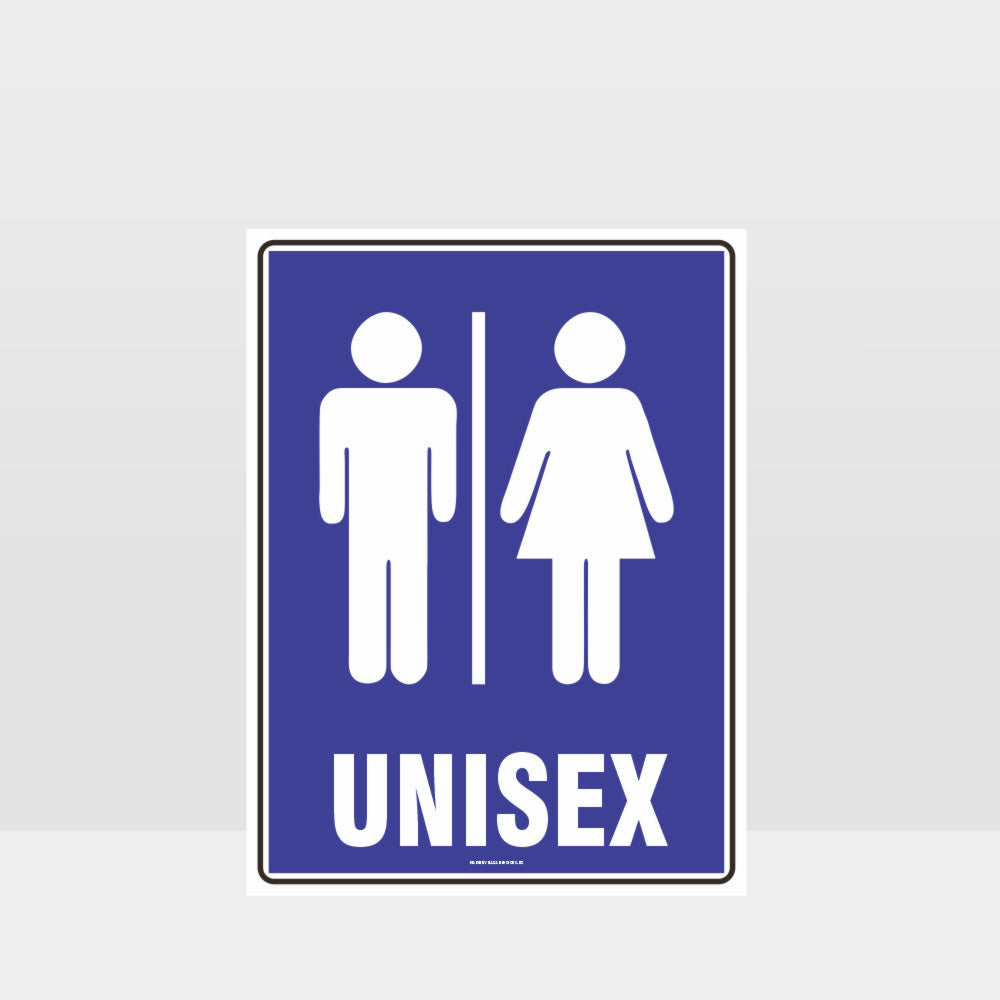 Custom Metal Sign,Unisex Toilet Sign