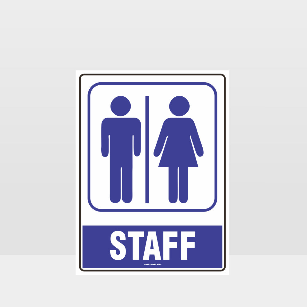 Custom Metal Sign,Staff Toilet Symbol Sign