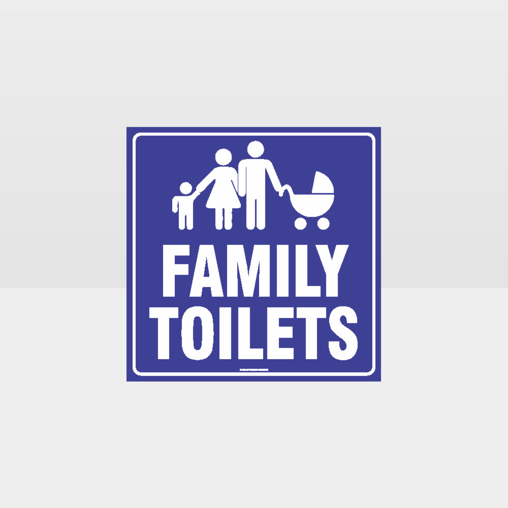 Customized Safety Signs,Family Toilets Sign