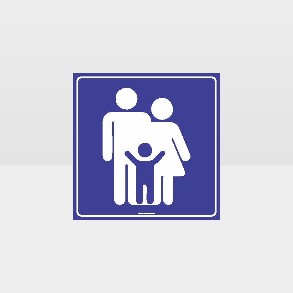 Custom Signs For Business,Family Toilets Sign 2