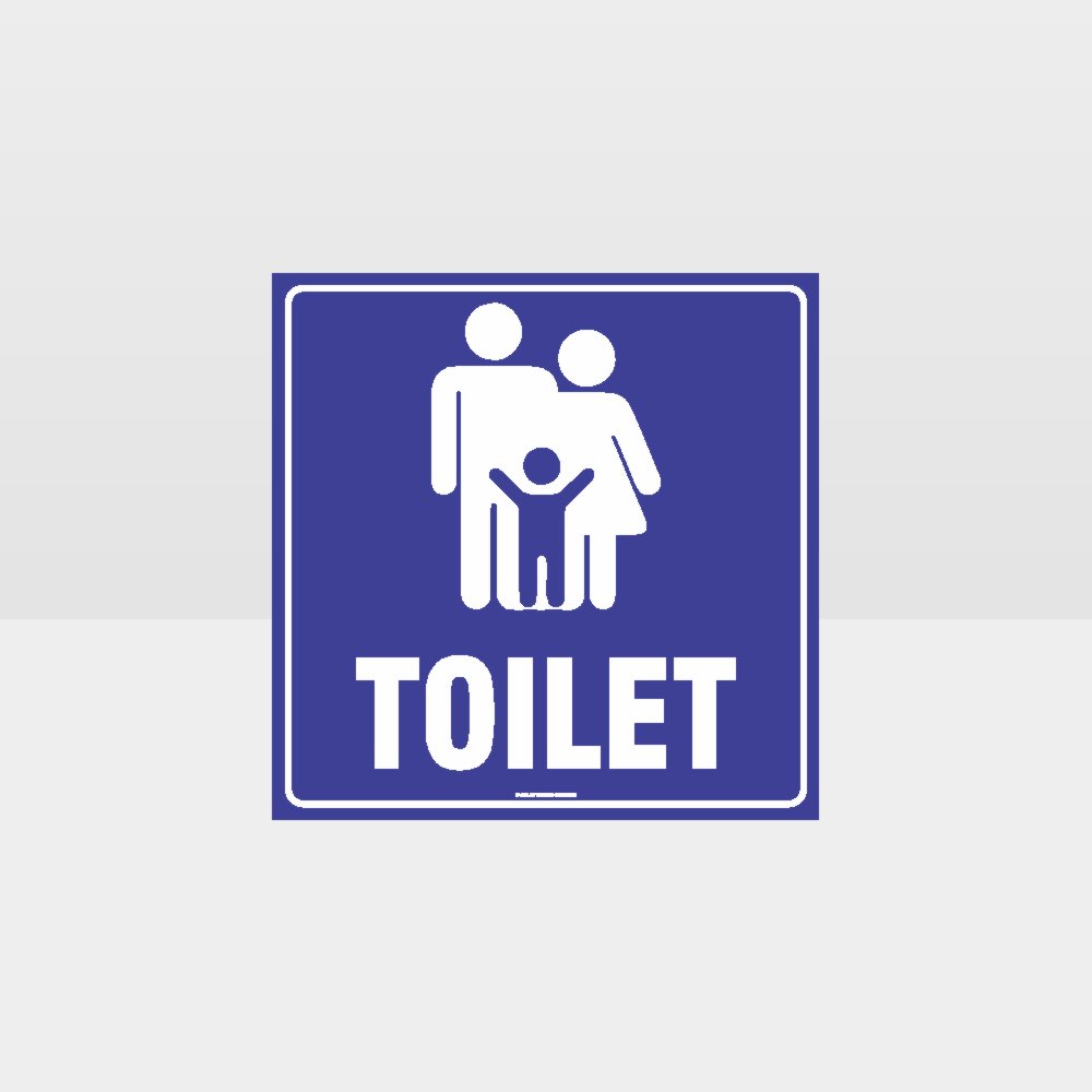 Custom Yard Signs,Family Toilets Sign 3