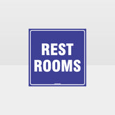 Custom Signs For Business,Rest Rooms Sign