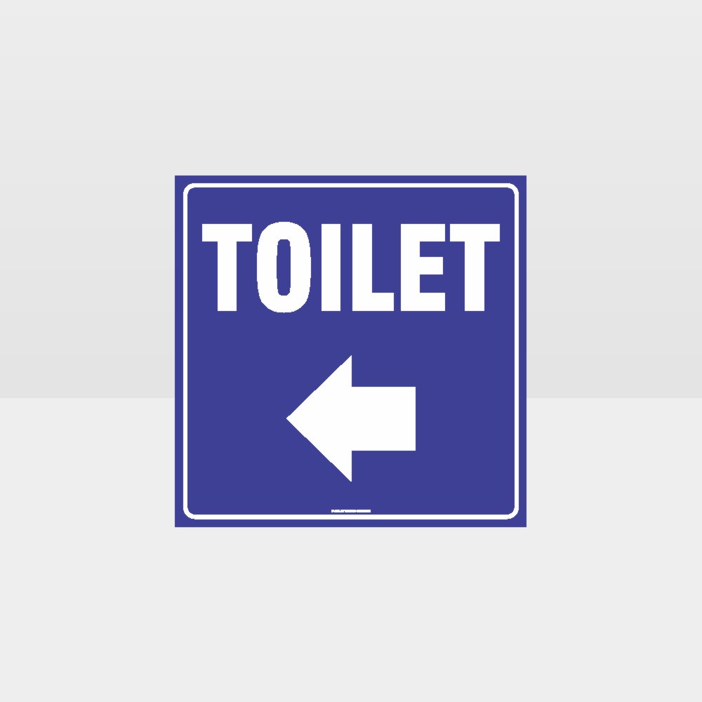 Custom Signs For Business,Toilet Left Arrow Sign