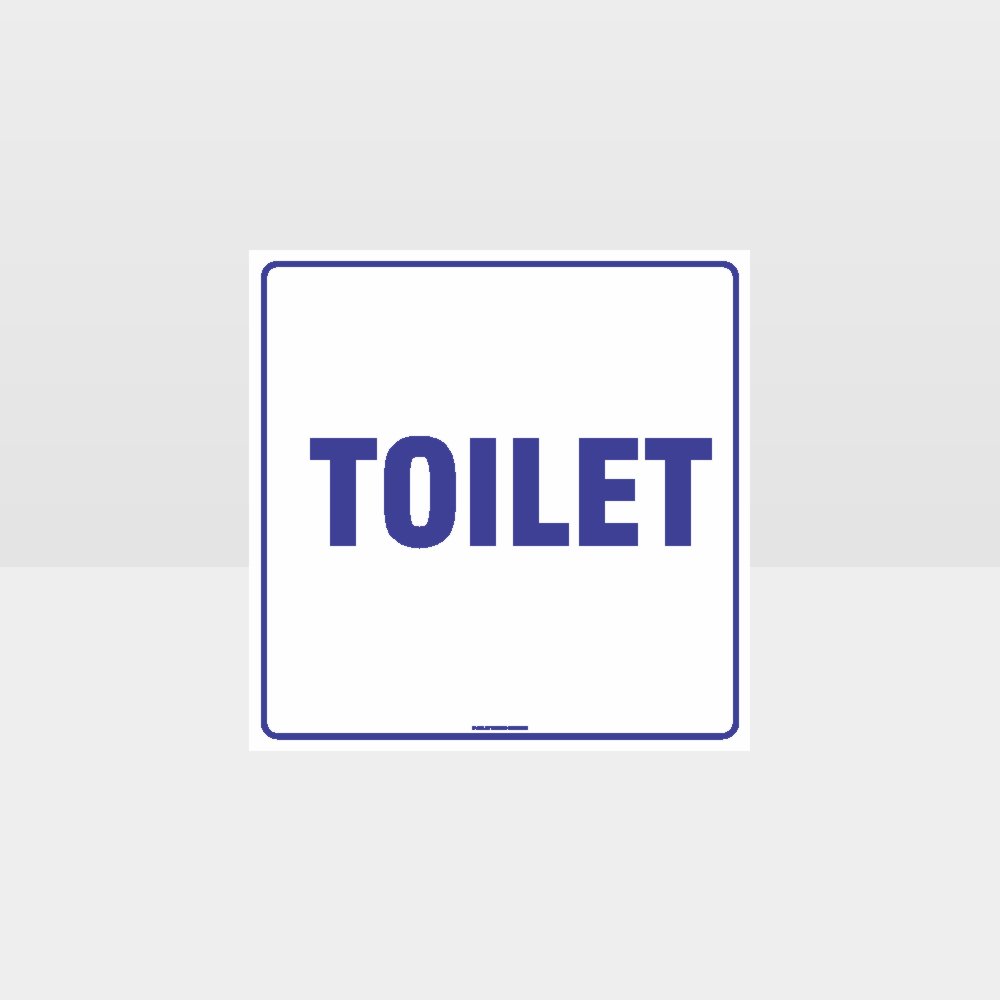 Customized Safety Signs,Toilet White Background Sign