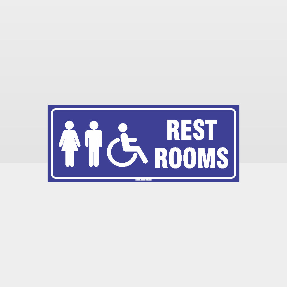 Custom Yard Signs,Rest Rooms Accessible Sign