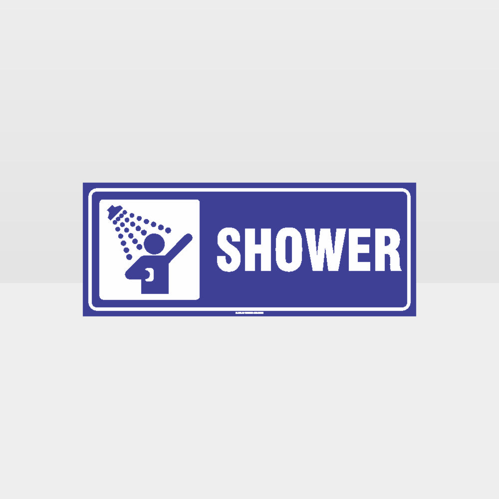 Custom Yard Signs,Shower Symbol Sign