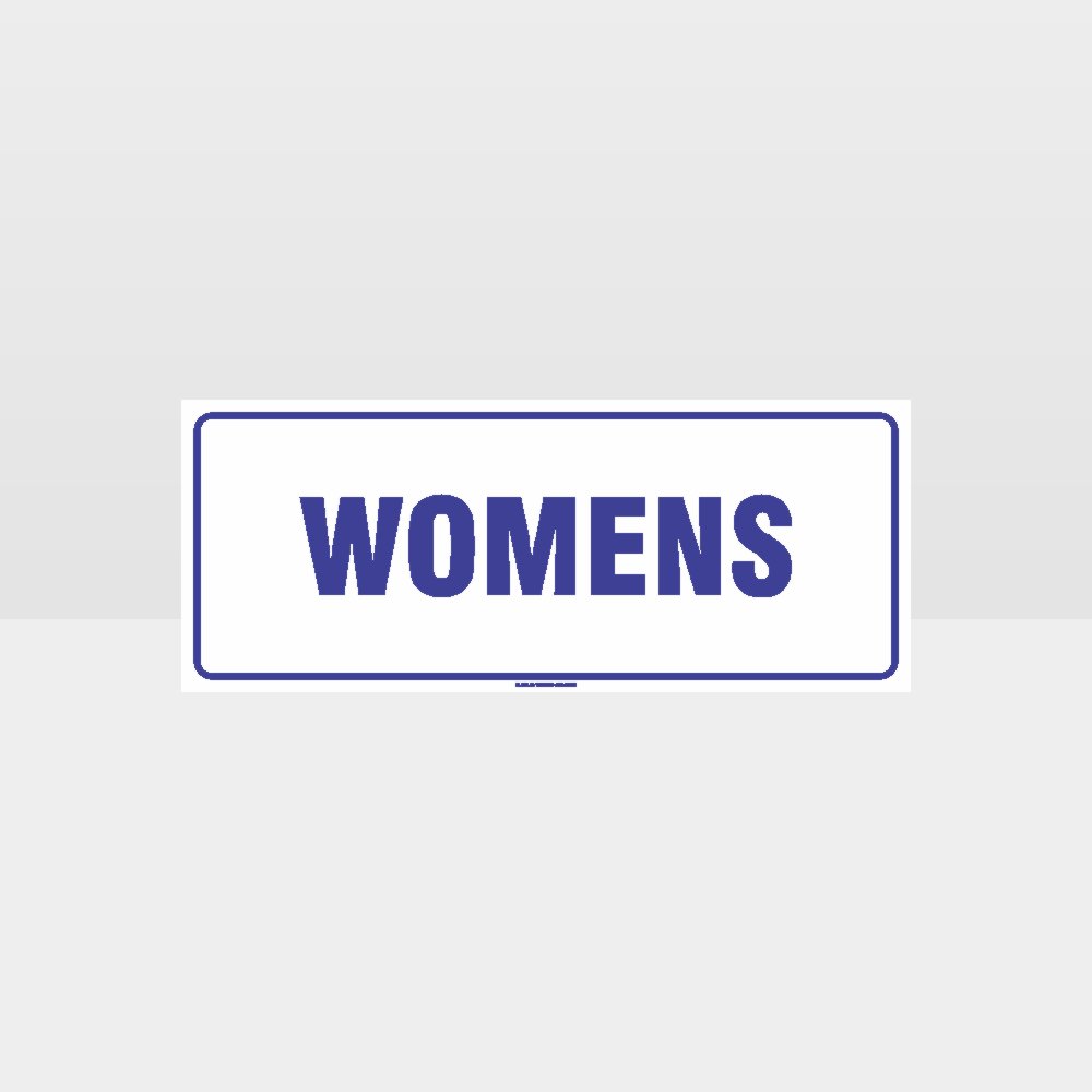 Custom Signs For Business,Womens Toilet White Background Sign