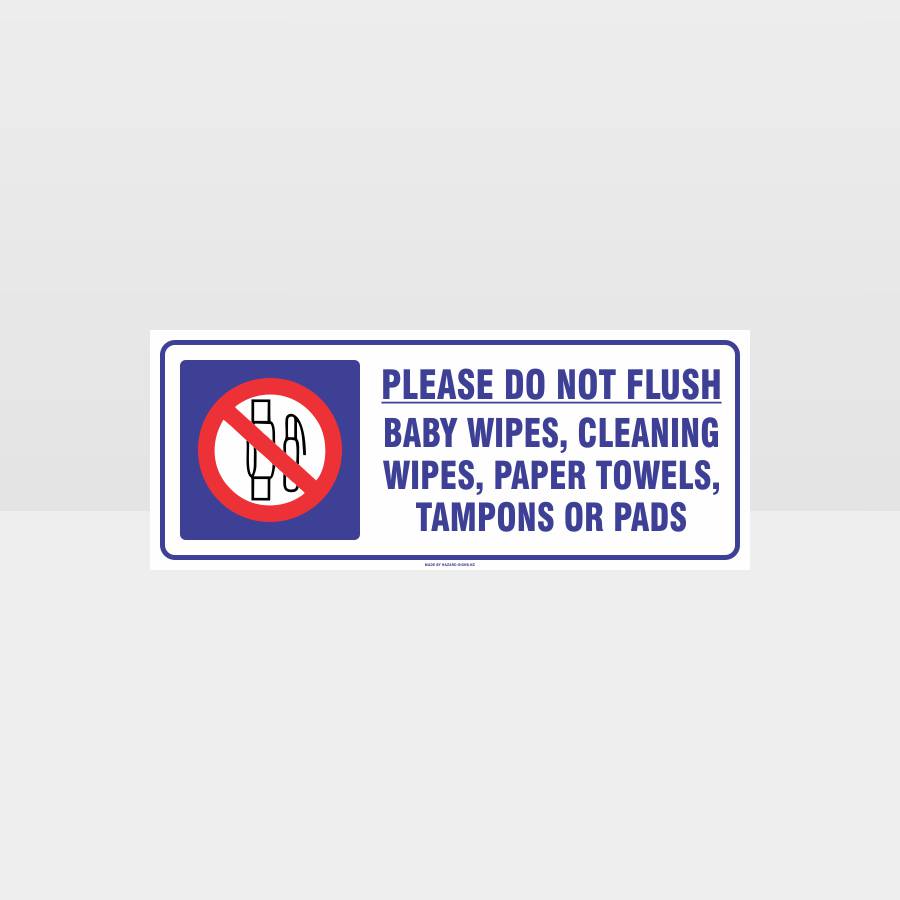 Custom Yard Signs,Please Do Not Flush Sign