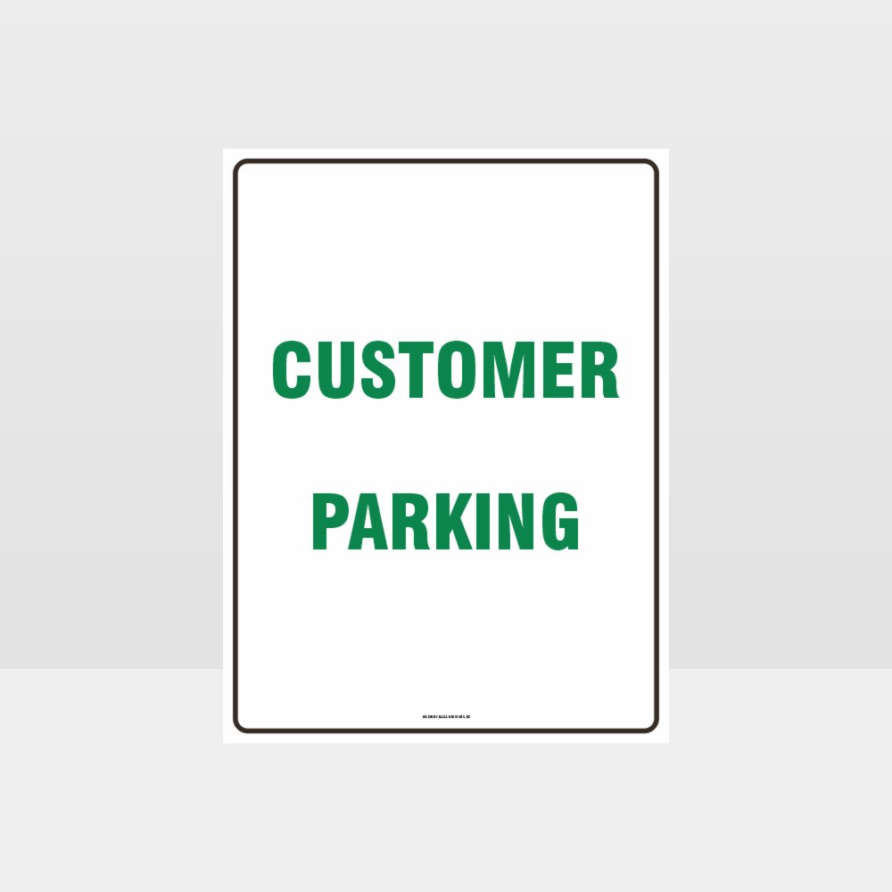 Custom Yard Signs,Customer Parking Sign