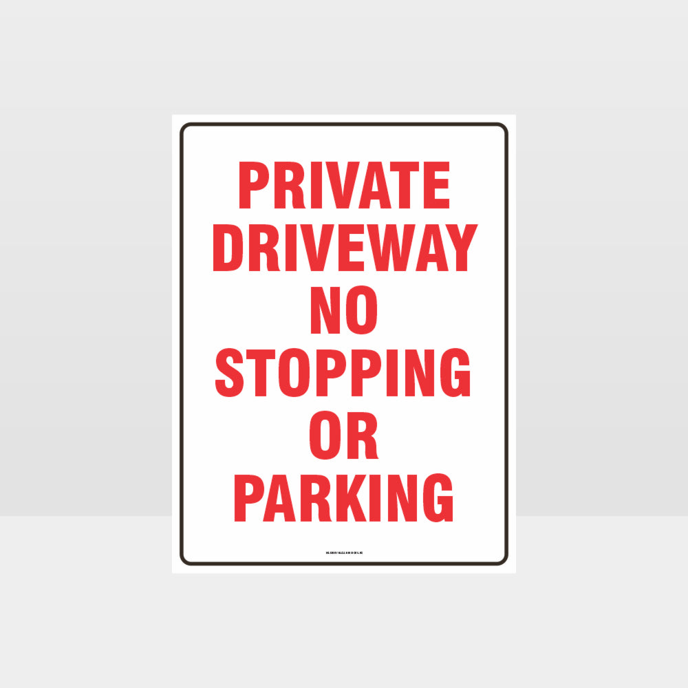 Custom Gate Signs,Private Driveway No Stopping Or Parking Sign