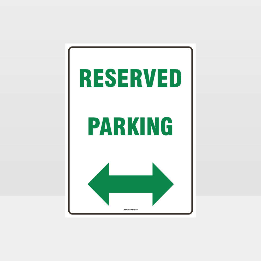 Custom Gate Signs,Reserved Parking Left And Right Arrow Sign