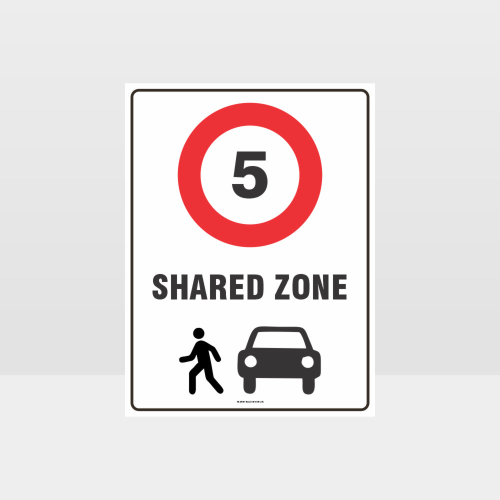 Custom Yard Signs,Shared Zone 5 Sign