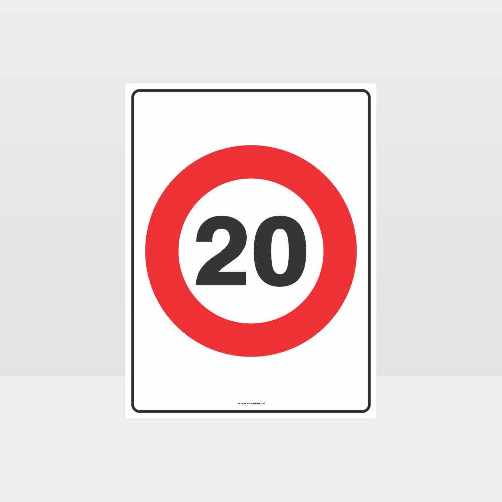 Custom Yard Signs,20 Kph Speed Sign