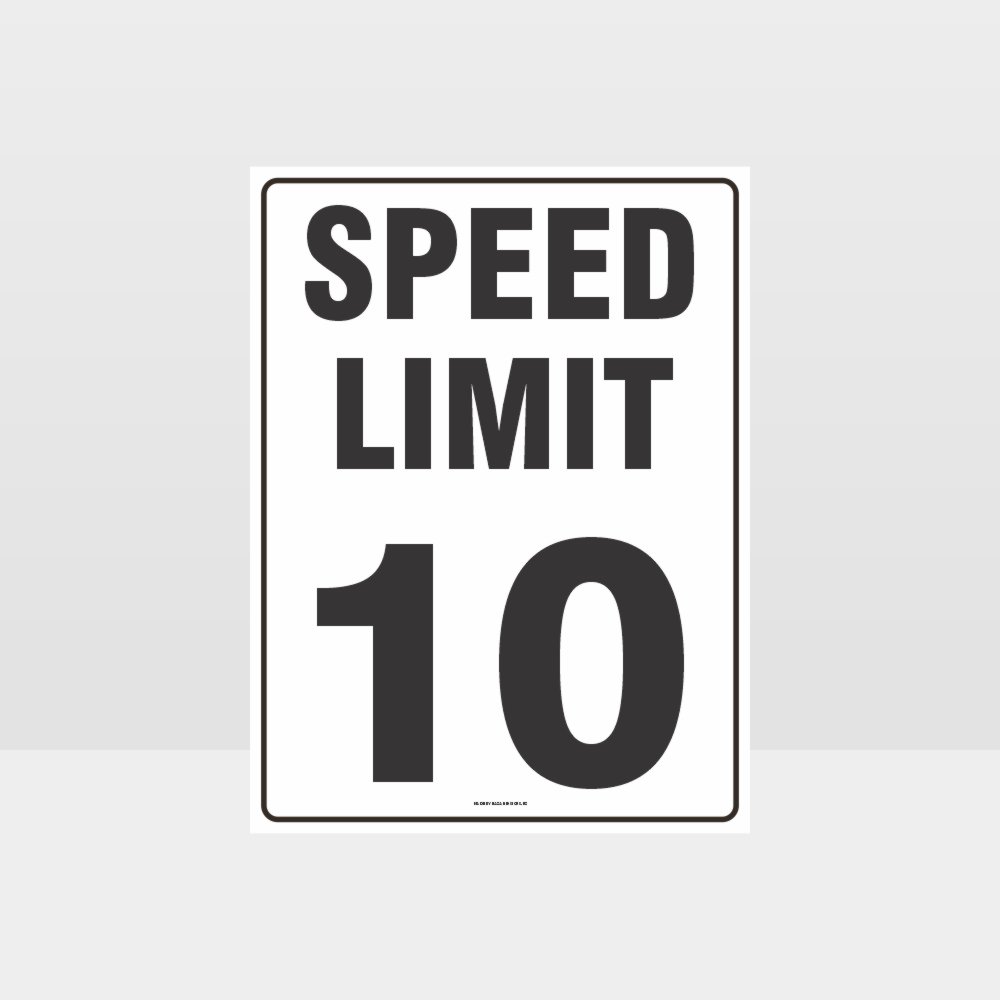Custom Signs For Business,Speed Limit 10 Kph Sign