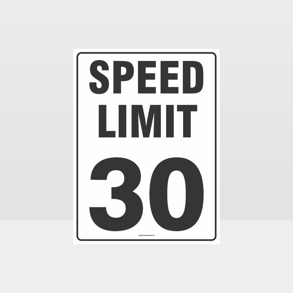 Custom Yard Signs,Speed Limit 30 Kph Sign