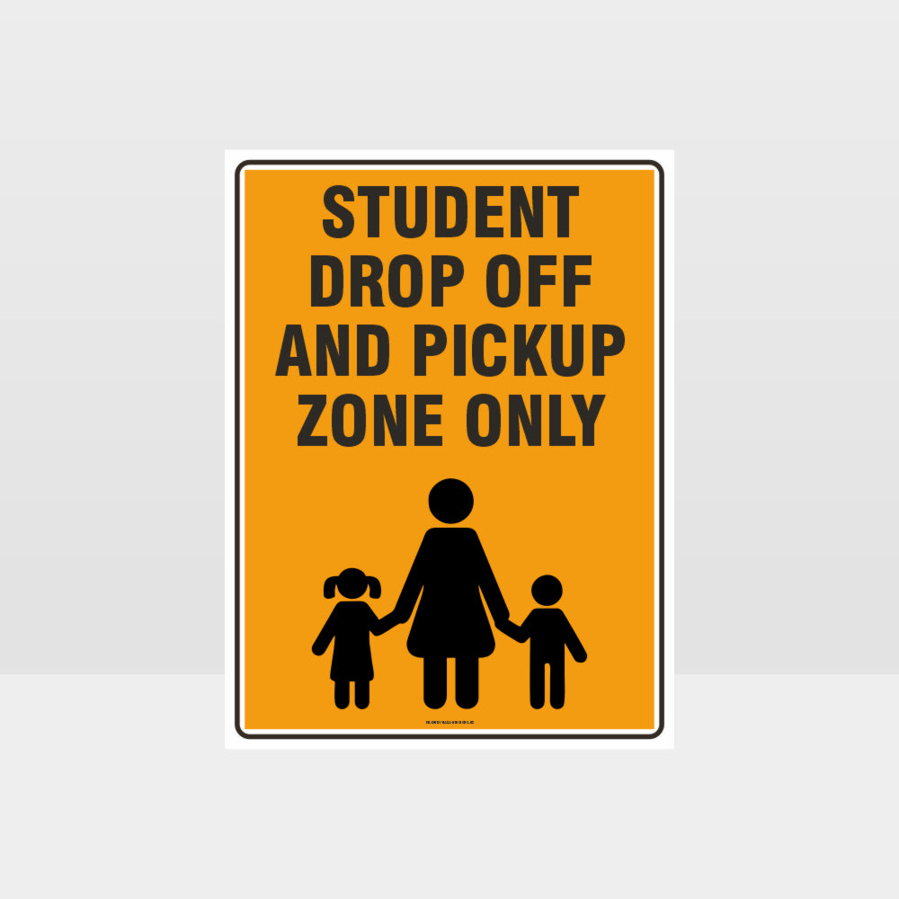 Custom Signs For Business,Student Drop Off And Pickup Zone Sign